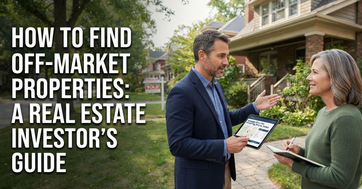 How to Find Off-Market Properties